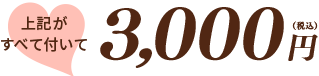 3,000円